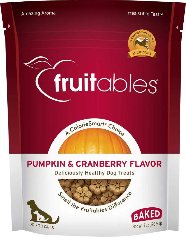 Fruitables Crunchy Pumpkin & Cranberry Dog Treats 1