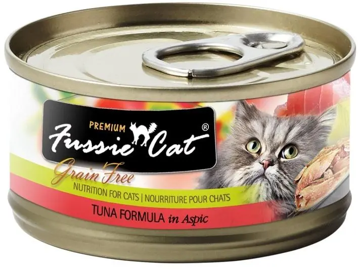 Fussie Cat Premium Grain Free Tuna Formula In Aspic Canned Cat Food 1