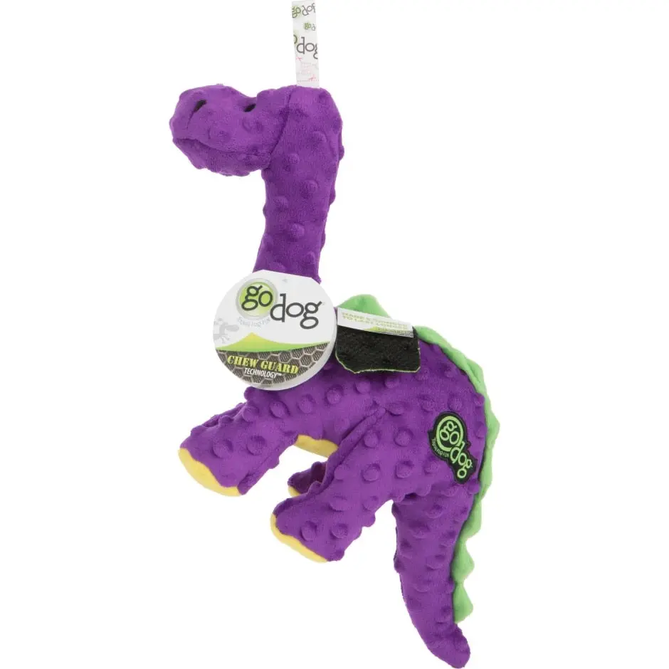 Godog Dinos Bruto Durable Plush Squeaker Dog Toy 1