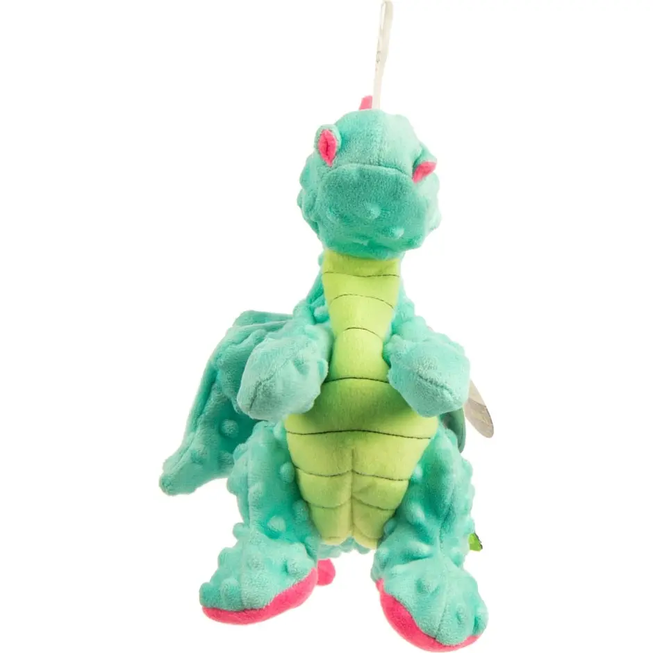 Godog Dragons Durable Plush Squeaker Dog Toy 1