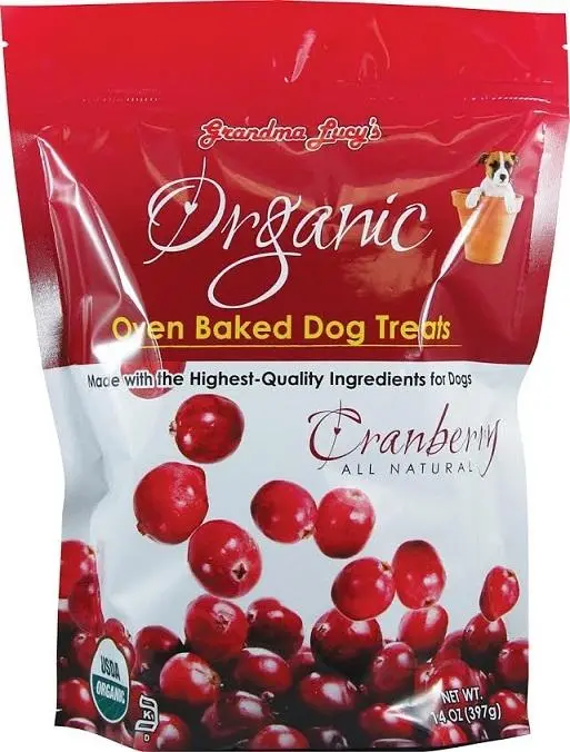 Grandma Lucy's Organic Oven Baked Cranberry Flavor Dog Treats 1
