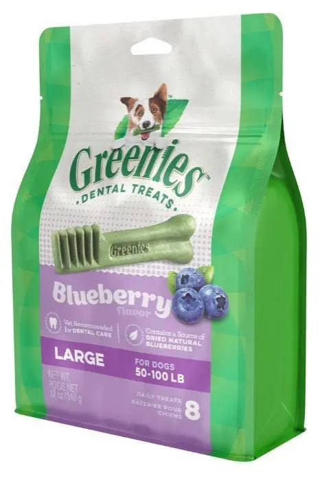 Greenies Large Blueberry Dental Chews 1