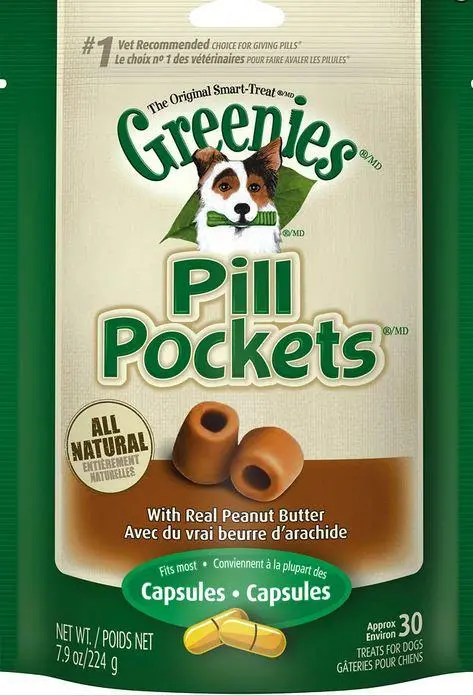 Greenies Pill Pockets Canine Peanut Butter Dog Treats 1