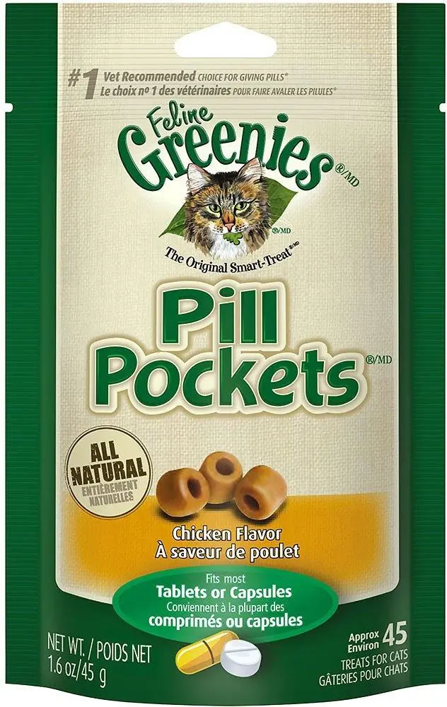 Greenies Pill Pockets Feline Chicken Flavor Cat Treats 1