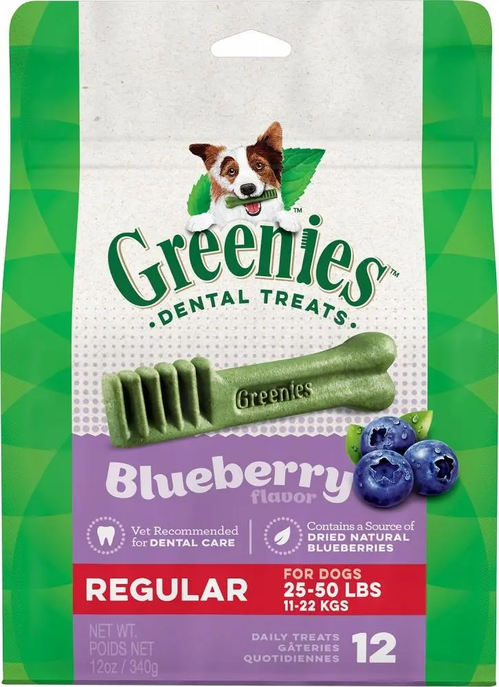 Greenies Regular Blueberry Dental Chews 1