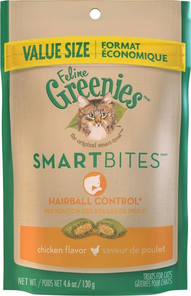 Greenies Smartbites Hairball Control Chicken Cat Treats 1