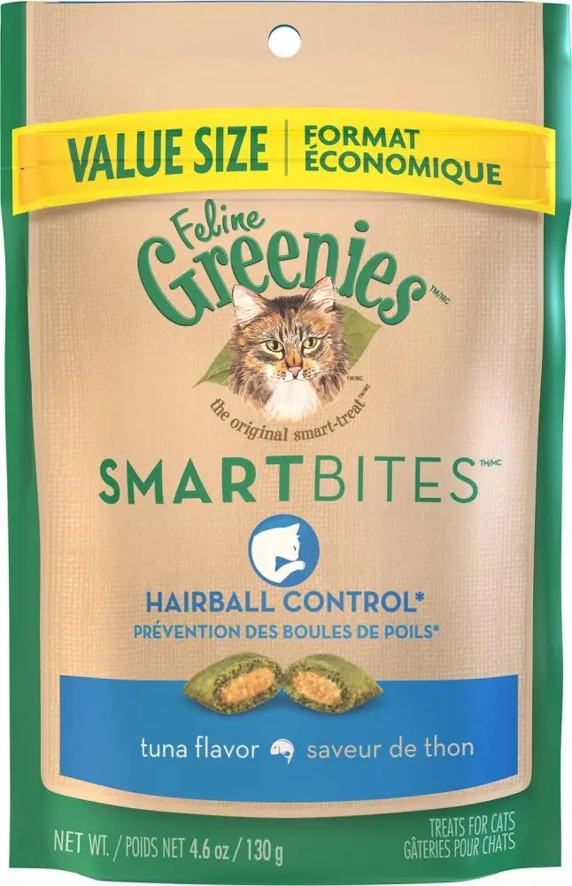 Greenies Smartbites Hairball Control Tuna Cat Treats 1