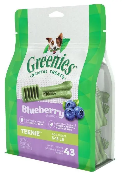 Greenies Teenie Blueberry Dental Chews 1