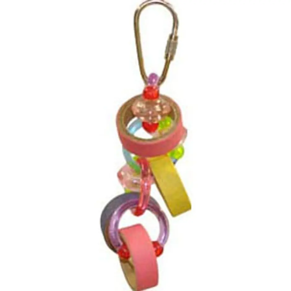 Happy Beaks Keet Rings Bird Toy 1