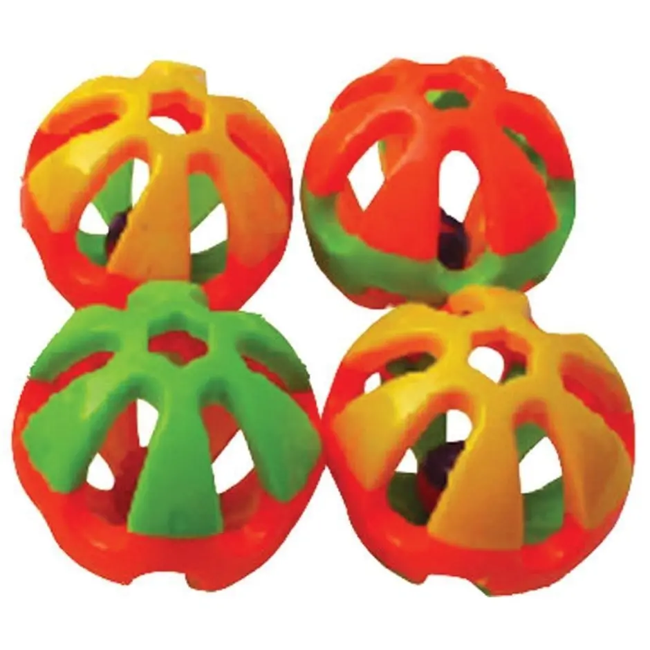 Happy Beaks Round Rattle Foot Bird Toy 1