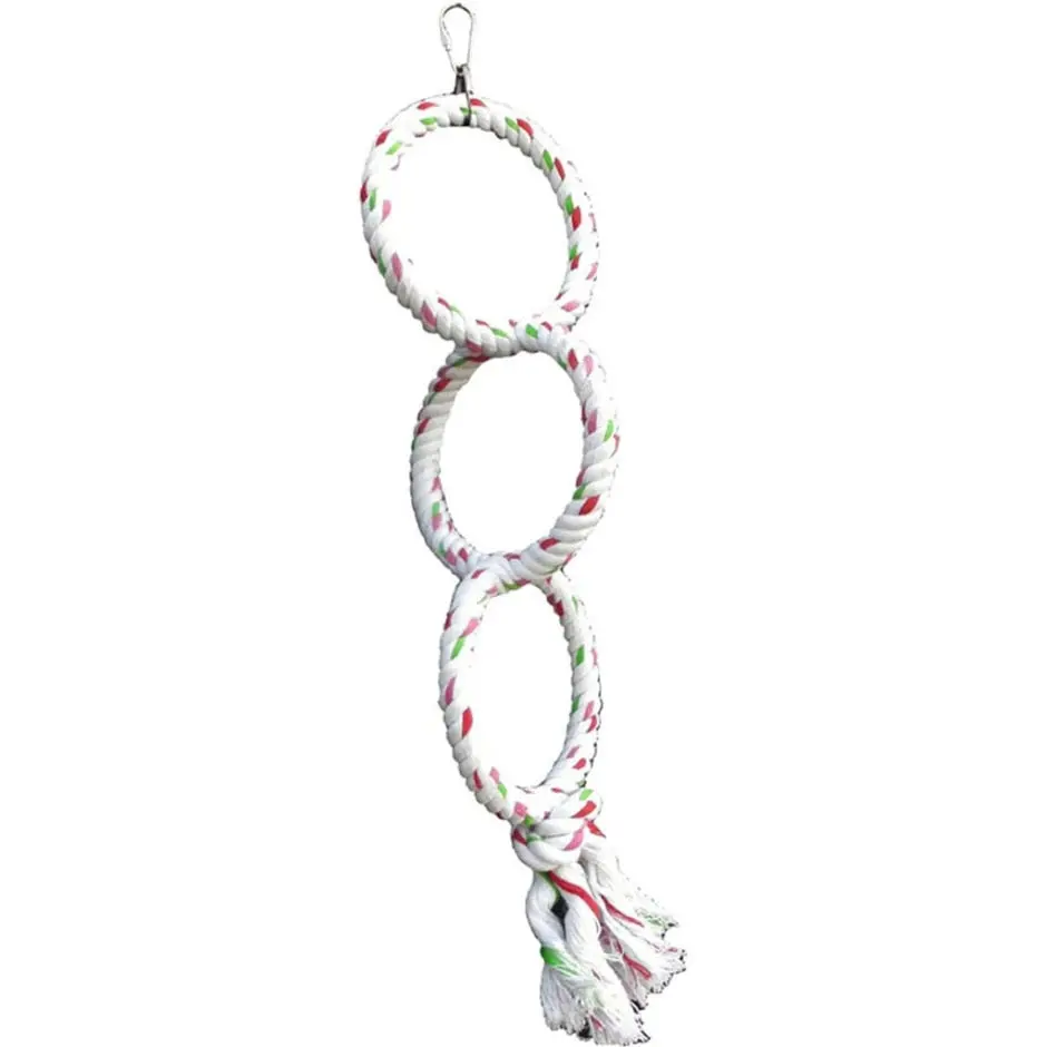 Happy Beaks Triple Ring Rope Swing 1