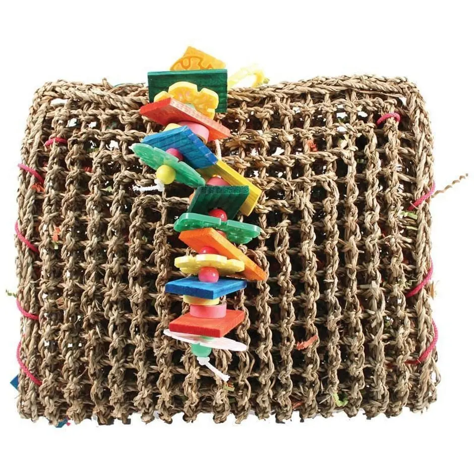 Happy Beaks Vine Mat Forage Pouch Bird Toy 1