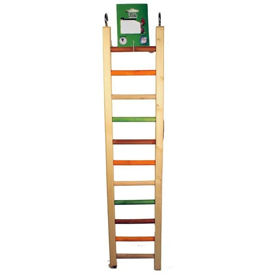 Happy Beaks Wooden Hanging Ladder 1