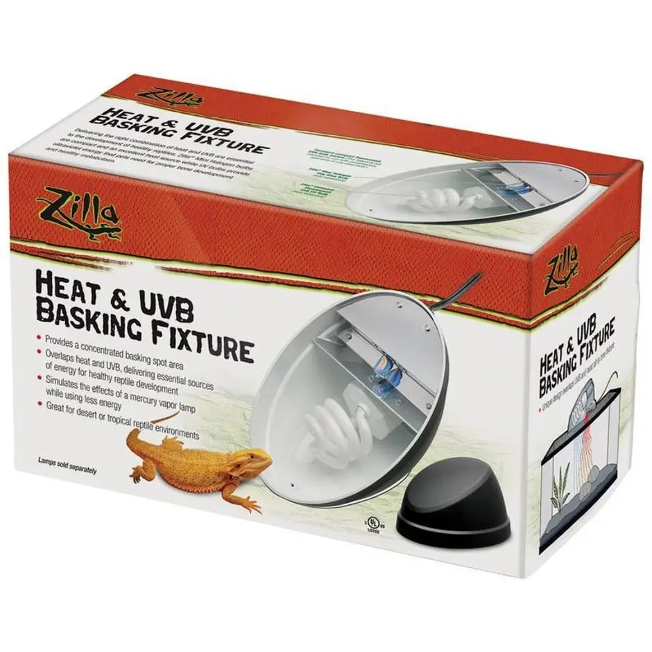 Zilla Heat & Uvb Basking Fixture 1