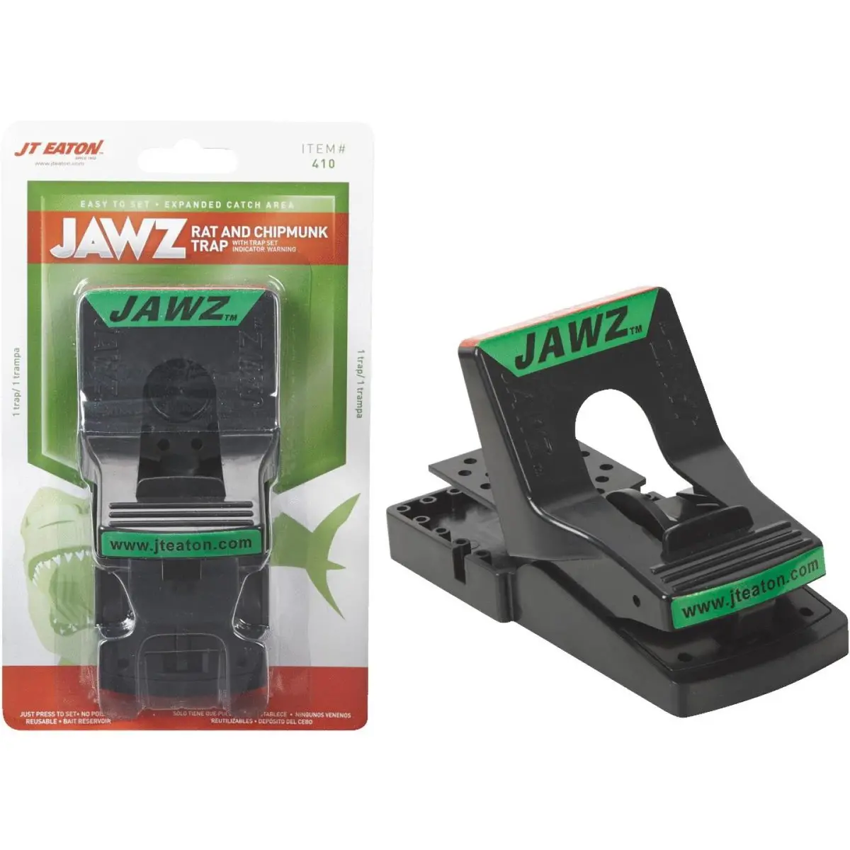 Jt Eaton Jawz Mechanical Chipmunk & Rat Trap (1-Pack) 1