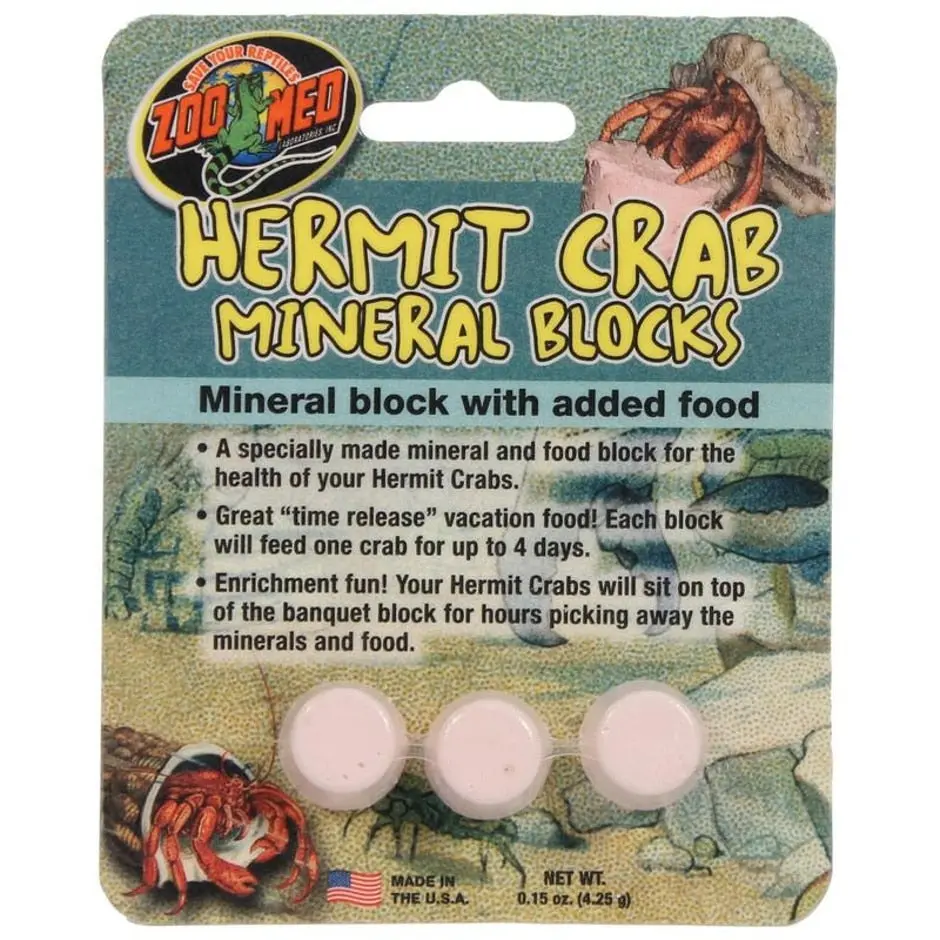 Hermit Crab Mineral Blocks With Added Food 1