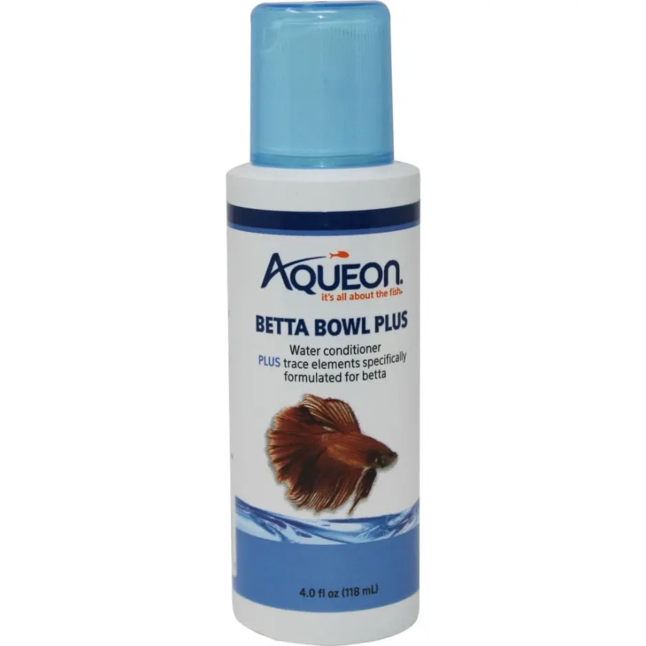 Aqueon Betta Bowl Plus Water Care 1