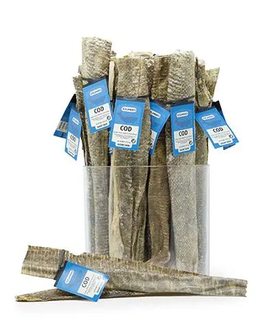 Icelandic+ Cod Short Skin Sticks Fish Dog Treats 2
