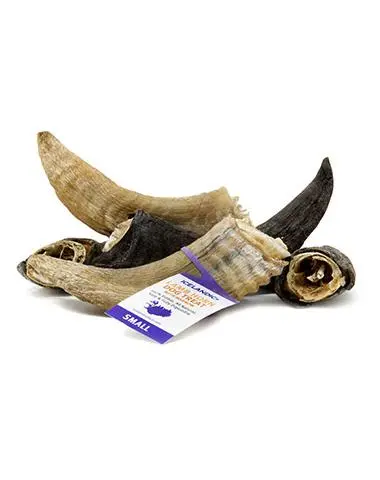 Icelandic+ Small Lamb Horn With Marrow Dog Treat 2