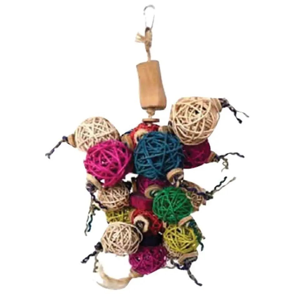 Java Wood Ball Thing Bird Toy 1