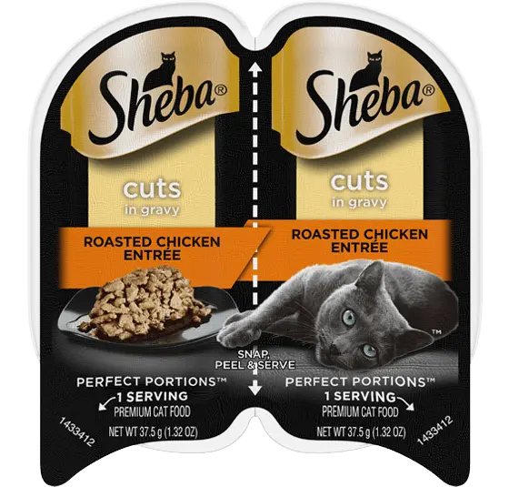 Sheba® Perfect Portions™ Cuts In Gravy Roasted Chicken Entrée 1