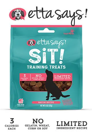 Etta Says! Sit! Bacon Training Treats 1