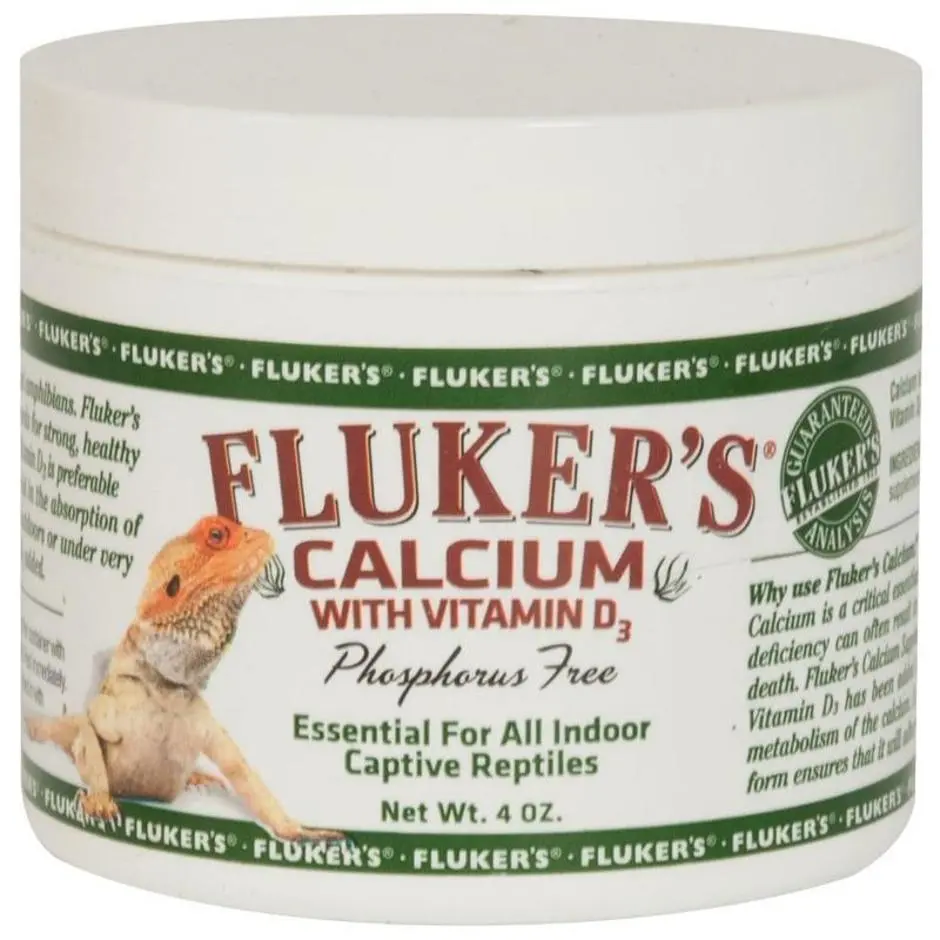 Fluker's Repta Calcium With Vitamin D3 Phosphorus Free 1
