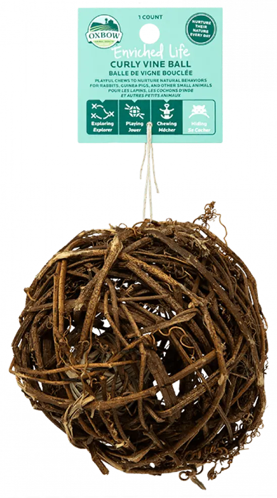 Oxbow Enriched Life Curly Vine Ball 1