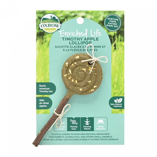 Oxbow Enriched Life Timothy Apple Lollipop 1