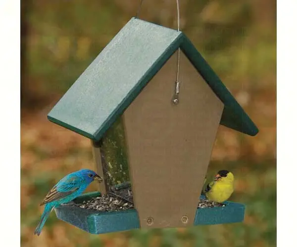 Songbird Essentials Recycled Plastic Small Hopper Feeder 1