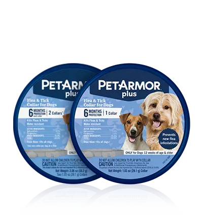 Petarmor® Plus Flea And Tick Collar For Dogs 1