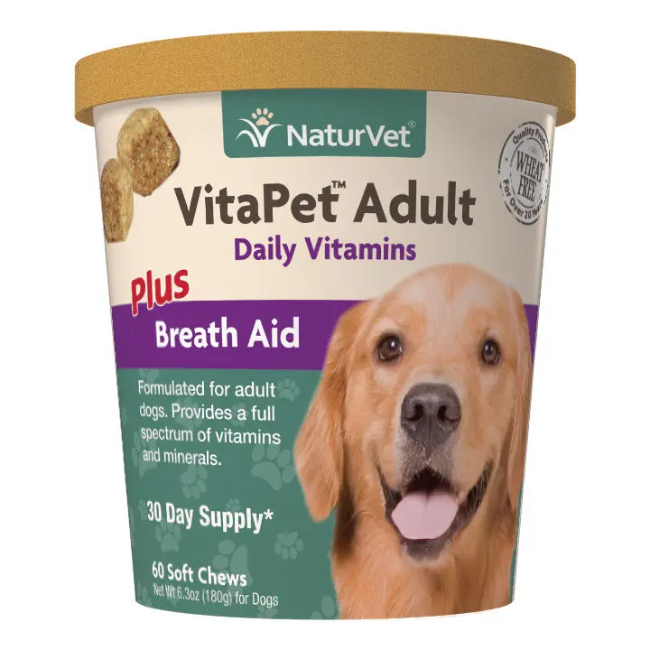 Naturvet Vitapet Adult Daily Vitamins Soft Chews 1