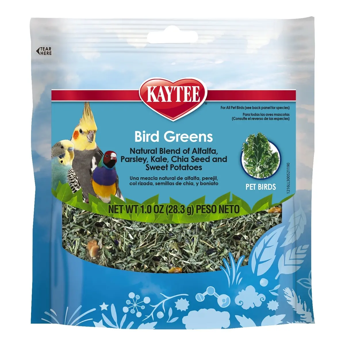 Kaytee Bird Greens Treat For All Pet Birds 1