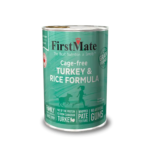 Firstmate Pet Foods Cage-Free Turkey & Rice Formula For Dogs Canned Dog Food 1