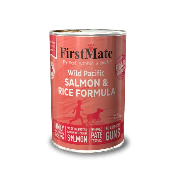 Firstmate Pet Foods Limited Ingredient Wild Pacific Salmon & Rice Formula Canned Dog Food 1
