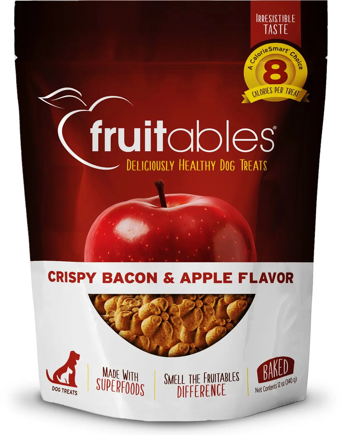 Fruitables Healthy Dog Treats: Crispy Bacon & Apple 1