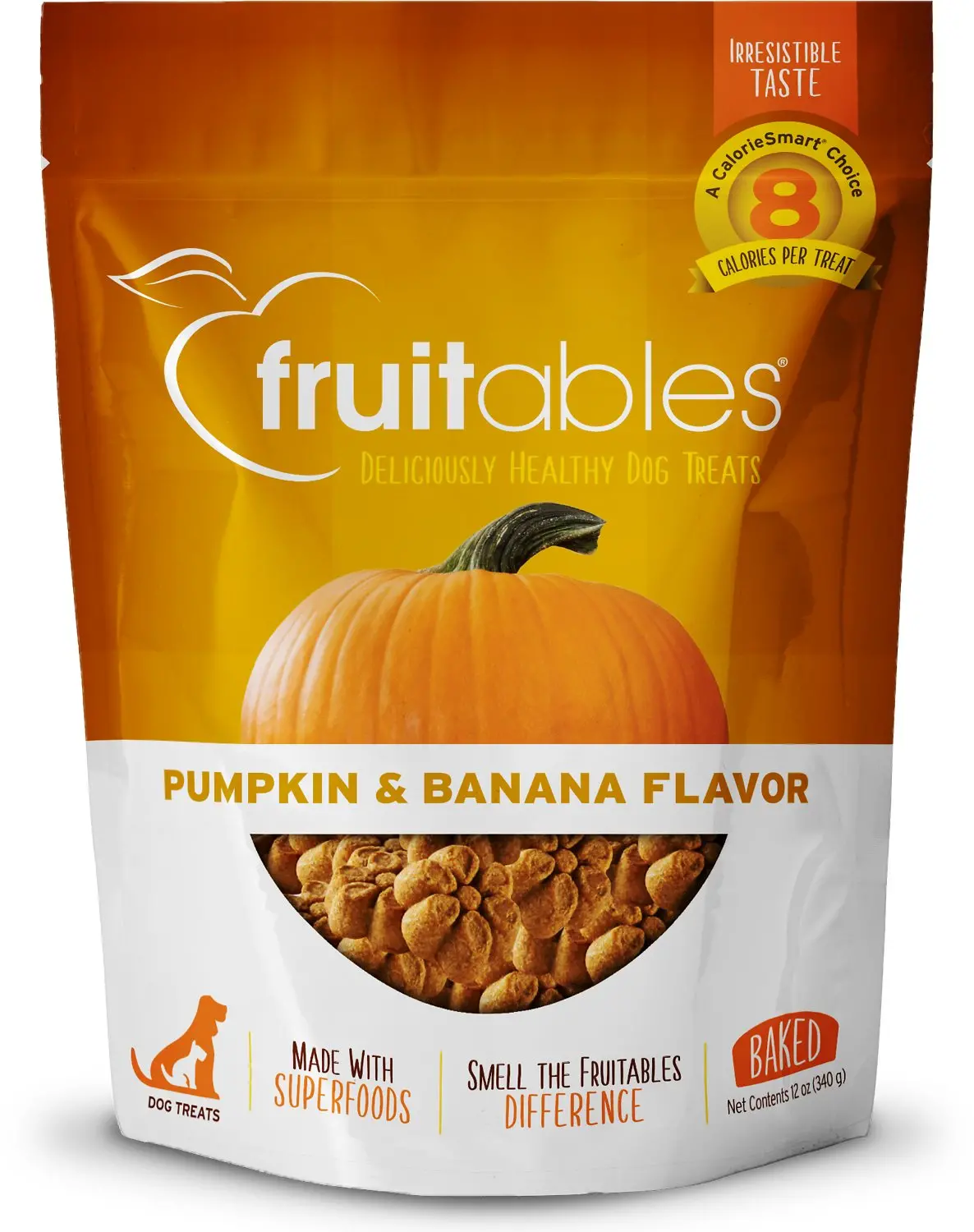 Fruitables Healthy Dog Treats: Pumpkin & Banana 1