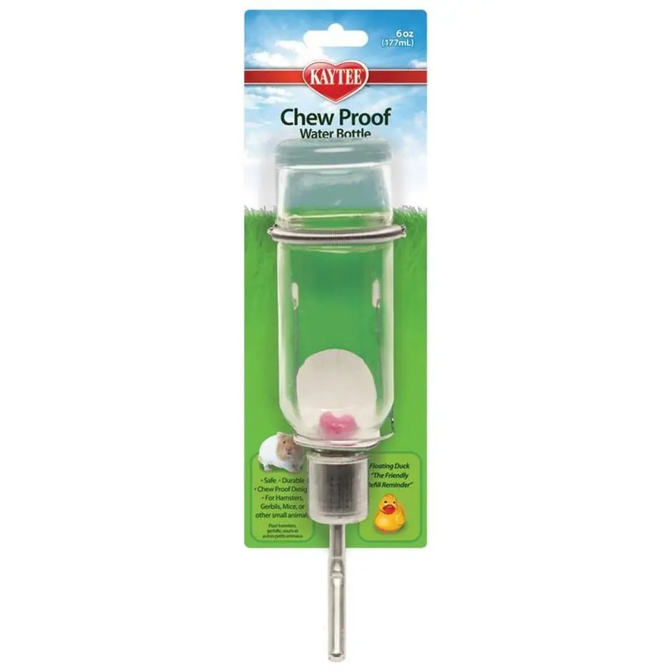 Kaytee Chew-Proof Glass Water Bottle 1