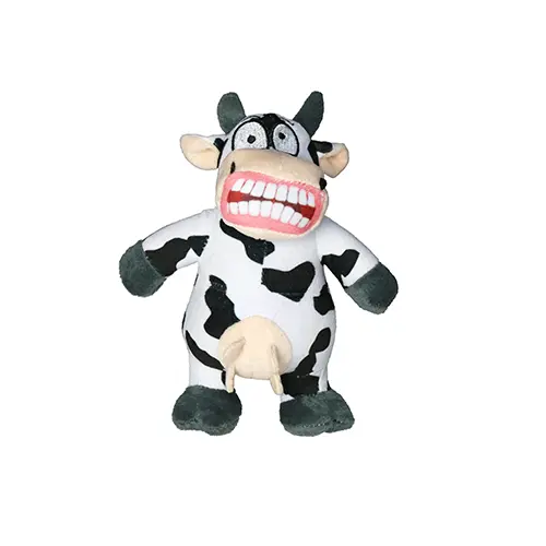 Mighty® Angry Animals Jr. Cow Dog Toy 1