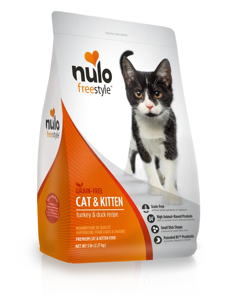 Nulo Freestyle High-Meat Turkey & Duck Recipe Dry Cat & Kitten Food 1