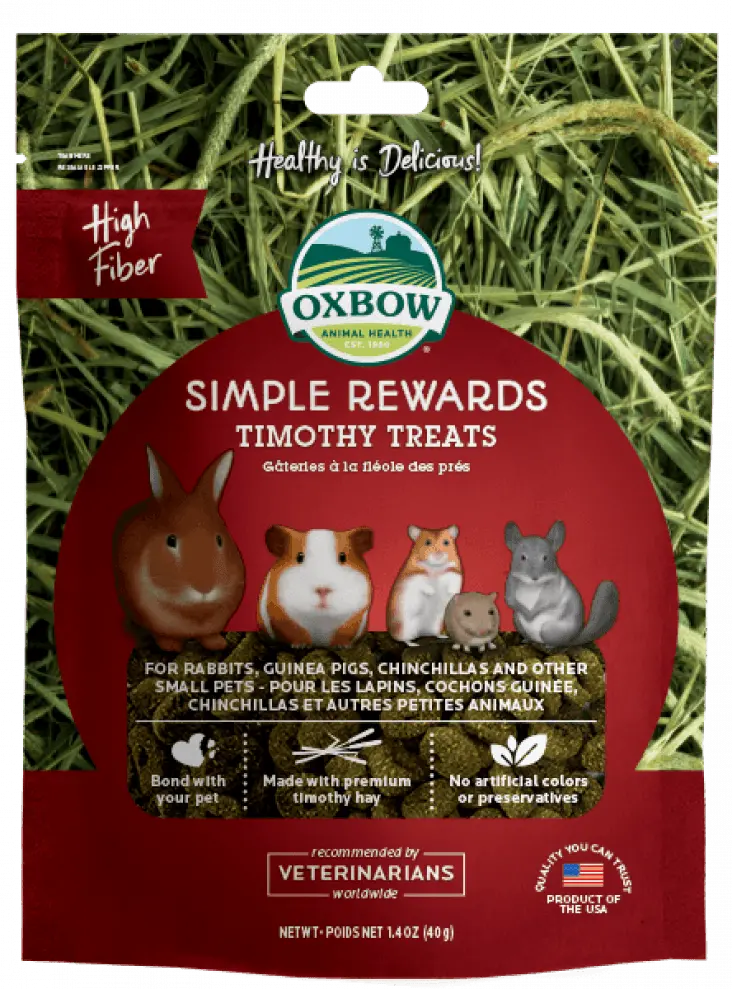 Oxbow Simple Rewards Timothy Treats 1