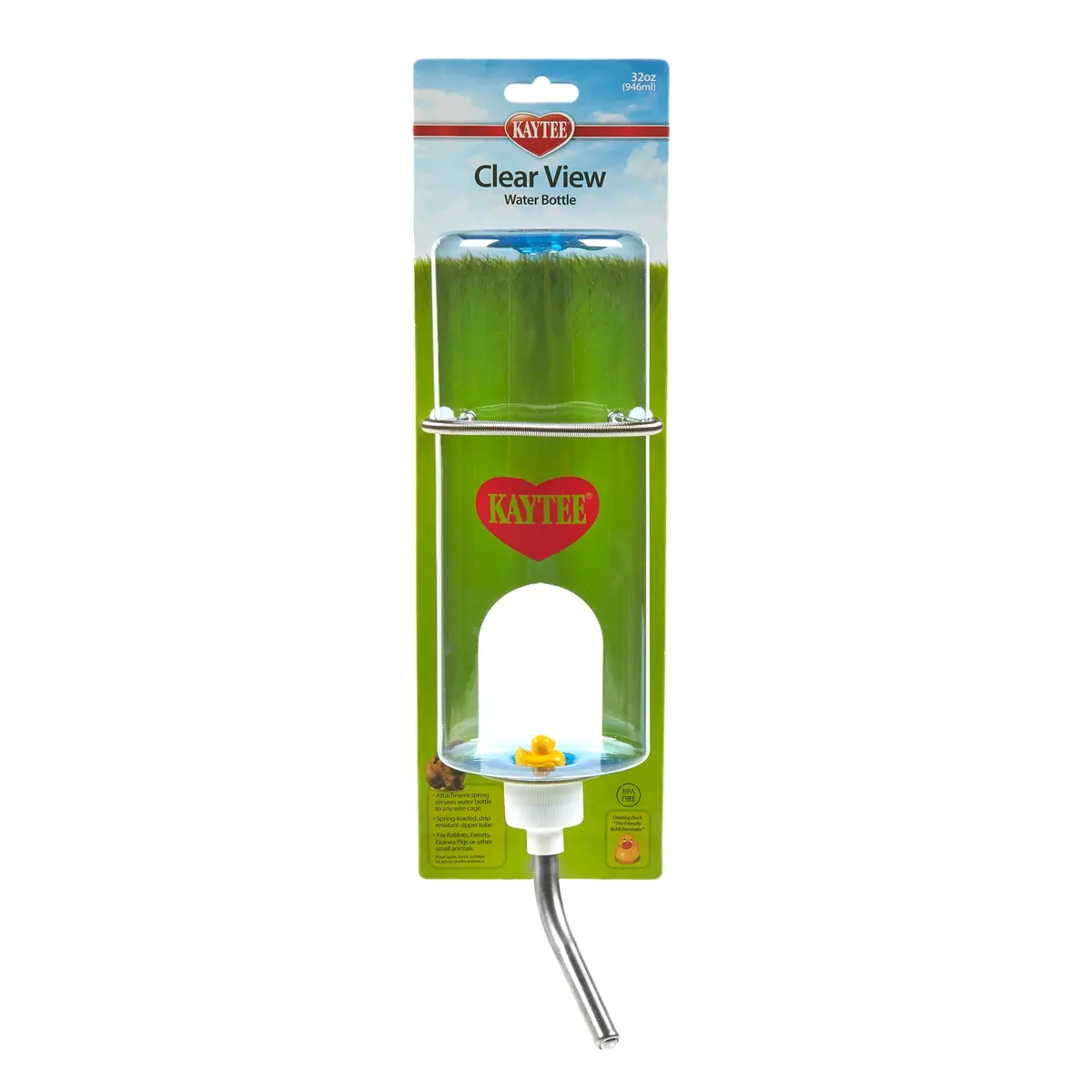 Kaytee Clear Water Bottle, Single 1