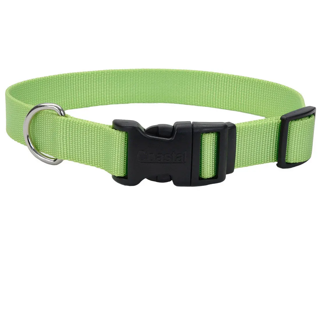 Coastal Adjustable Nylon Dog Collar with Plastic Buckle