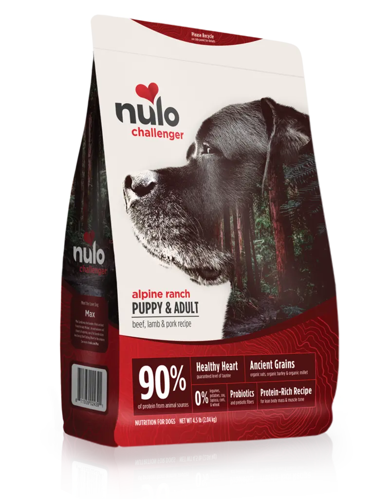 Nulo Challenger High-Meat Kibble Beef, Lamb & Pork Recipe For Dogs 1
