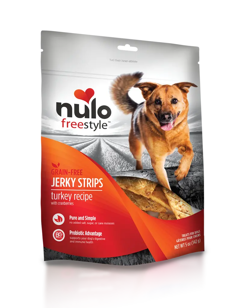Nulo Freestyle Turkey & Cranberries Jerky Strips For Dogs 1