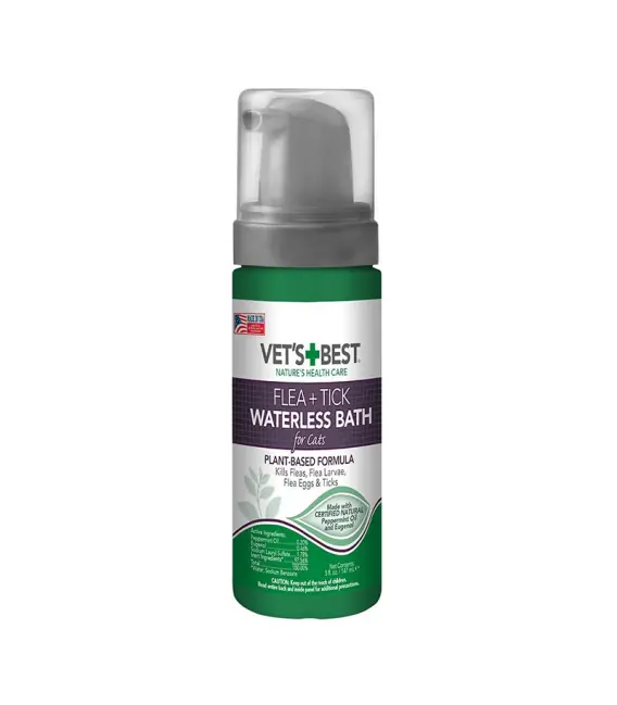Vet’S Best Flea & Tick Waterless Bath For Cats 1