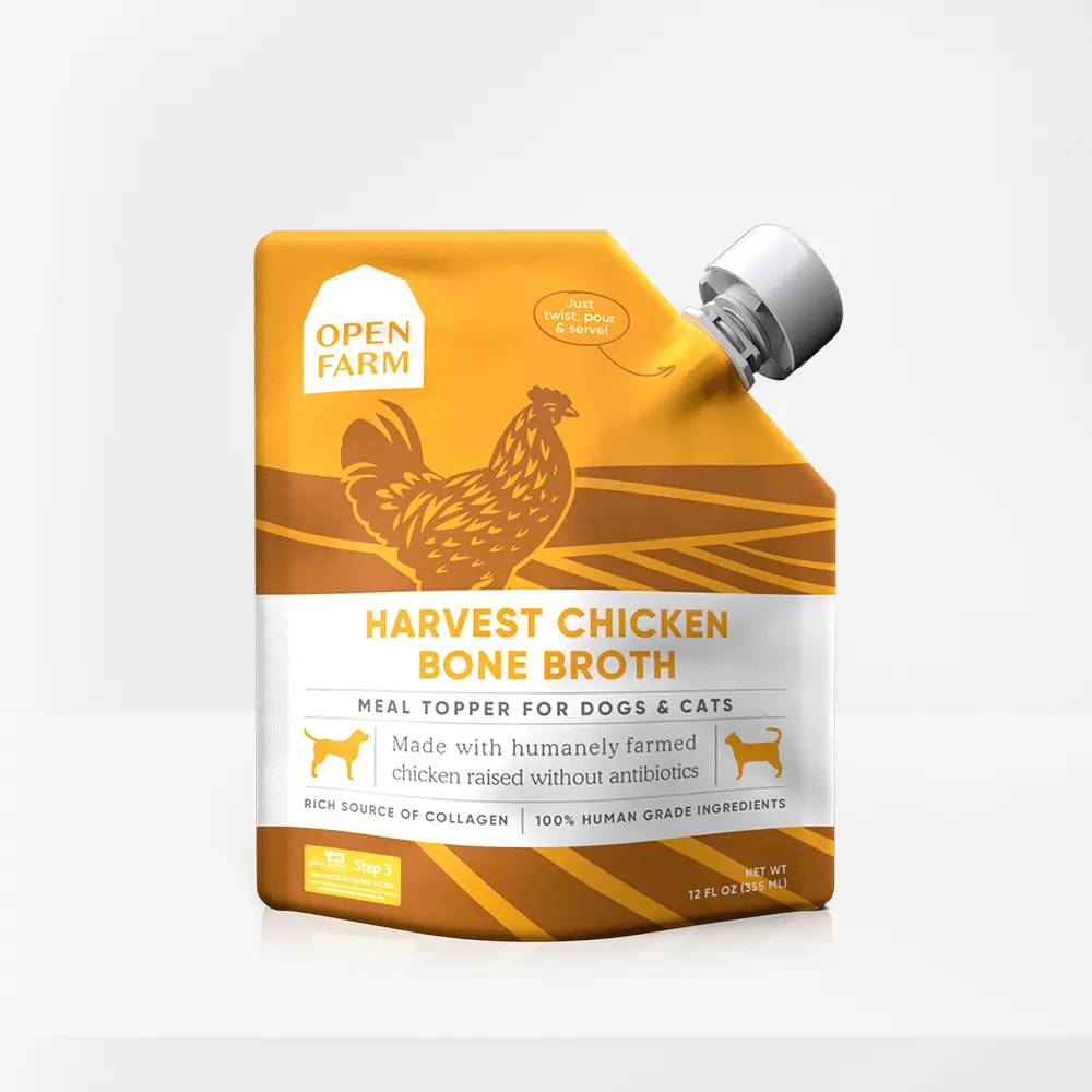 Open Farm Harvest Chicken Bone Broth 1