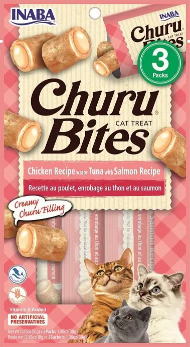 Inaba Churu Bites Tuna With Salmon Cat Treats 1