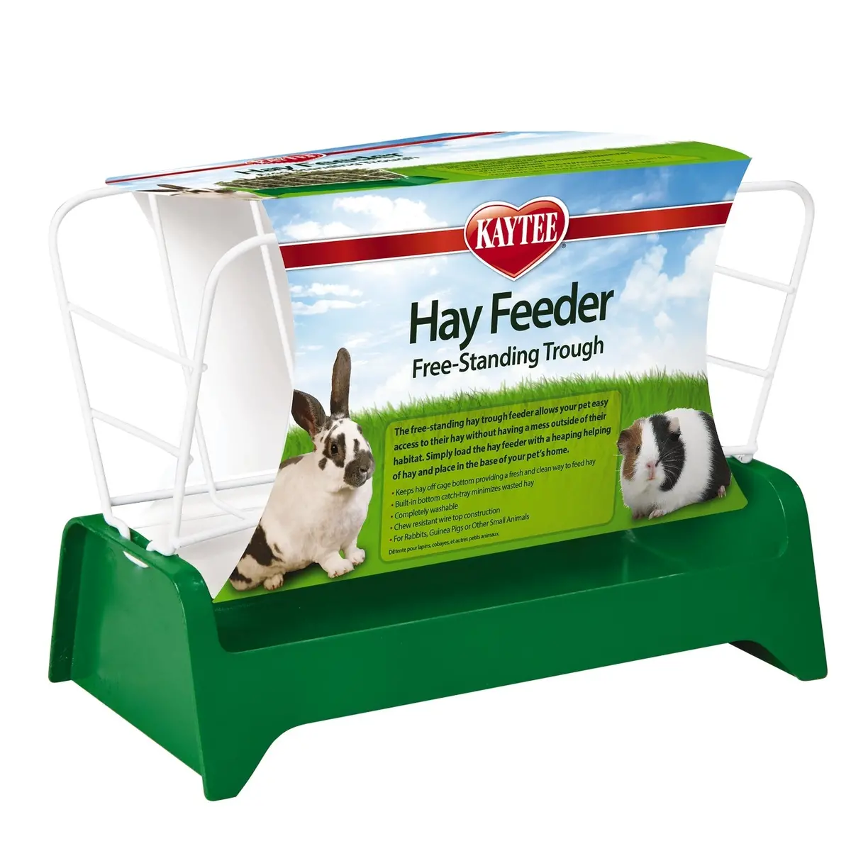 Kaytee Free Standing Trough Hay Feeder 1
