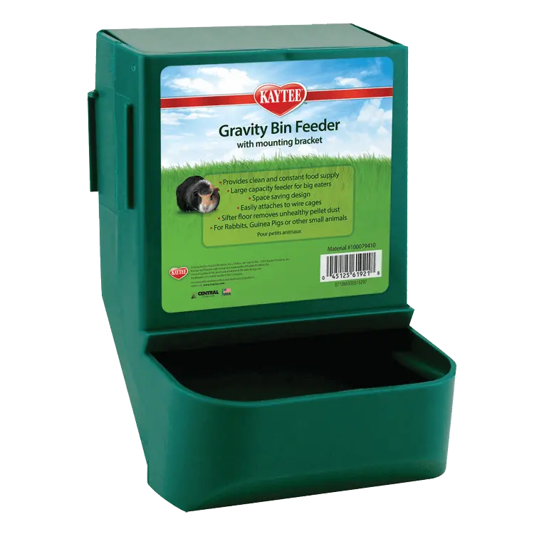 Kaytee Gravity Bin Feeder With Bracket 1
